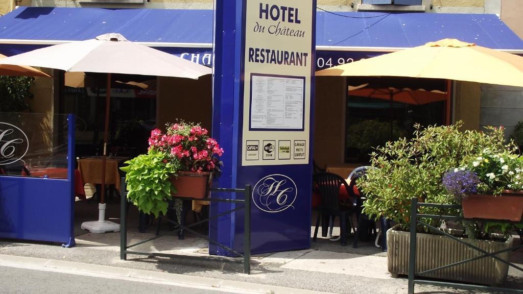 Hotel Du Chateau Chateau-Arnoux-Saint-Auban Exterior photo